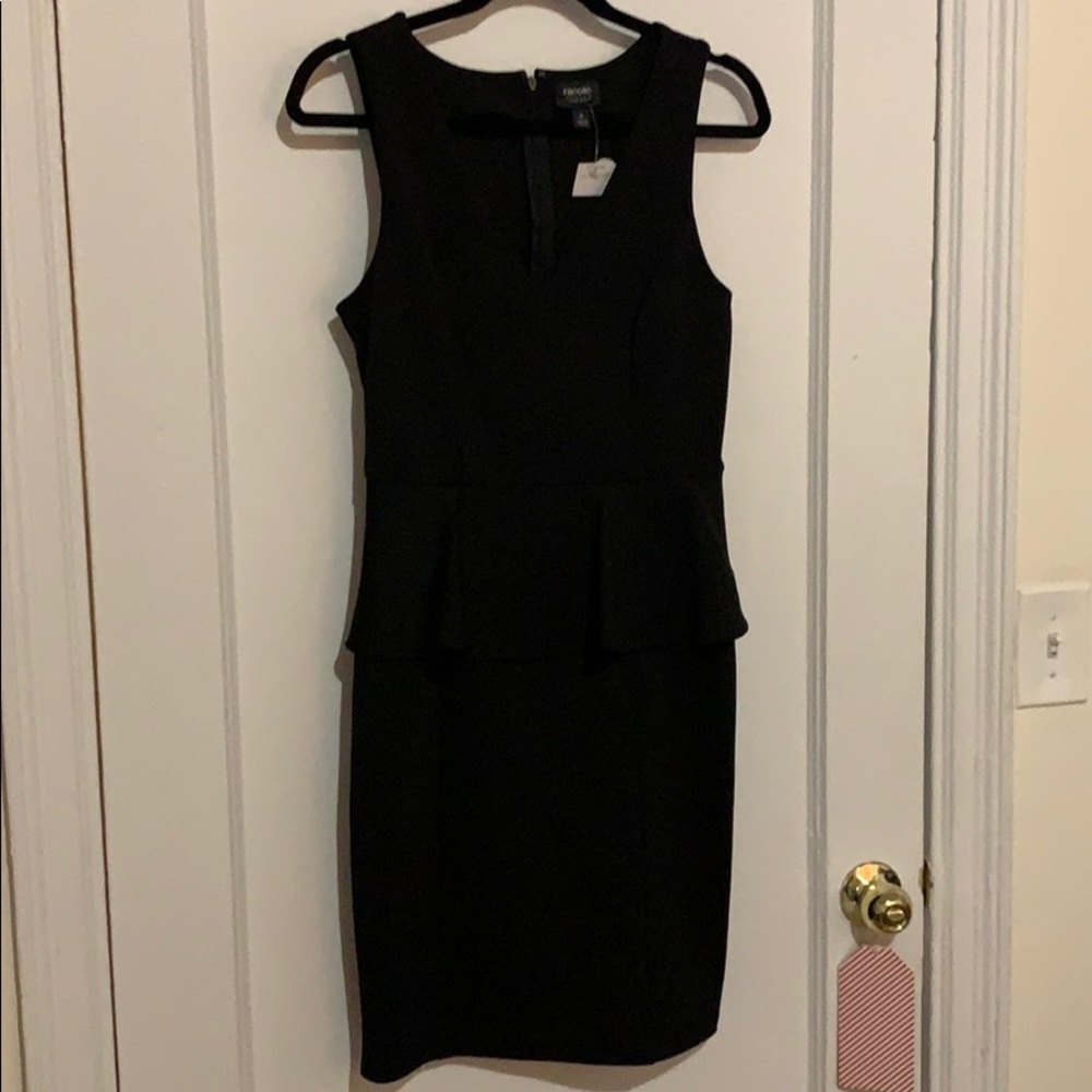 Black Peplum Dress